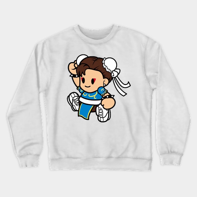 Cute Chun Li Crewneck Sweatshirt by Samtronika